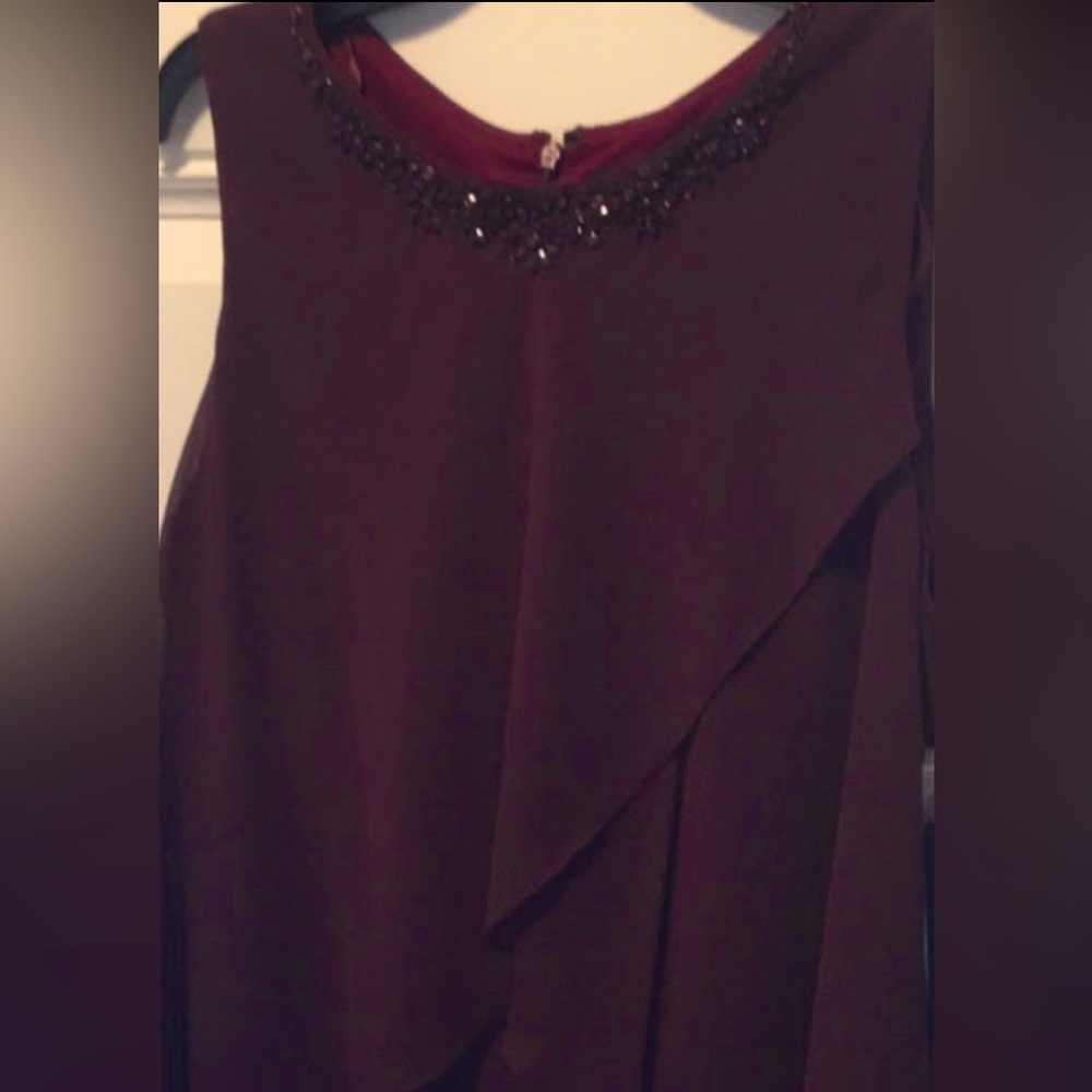 Women’s Cranberry Formal Evening Gown